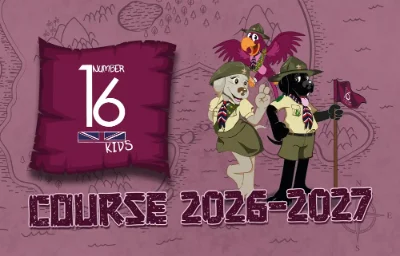 Curso de inglés para niños 2026-2027 en Number 16 Kids con las mascotas exploradoras
